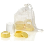 Medela Breast Milk Bottle Spare Parts - 3 Sets Of Parts