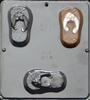 028 Flip Flop Soap or Chocolate Candy Mold