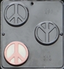 030 Peace Symbol Soap or Chocolate Candy Mold