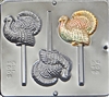 1006 Turkey Pop Lollipop Chocolate Candy Mold