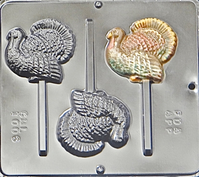 1006 Turkey Pop Lollipop Chocolate Candy Mold