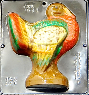 1011 8" Turkey facing "Right" Chocolate Candy Mold