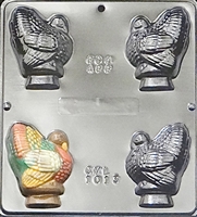 1013 3" Turkey Assembly Chocolate Candy
Mold