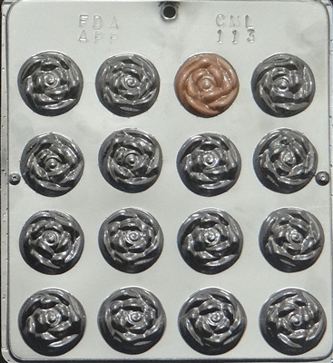113 Rose Mint Chocolate Candy Mold