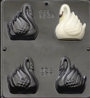1231 Swan Assembly Chocolate Candy Mold