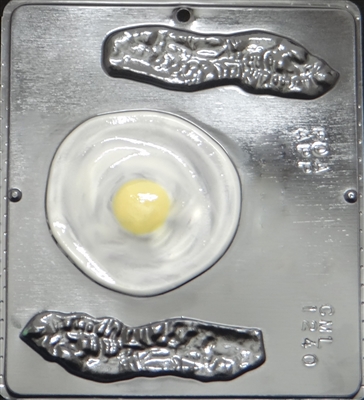 1240 Bacon & Eggs Chocolate Candy Mold