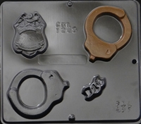 1245 Police Assortment Chocolate Candy Mold