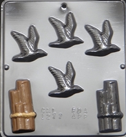 1277 Seagull & Piling Chocolate Candy Mold