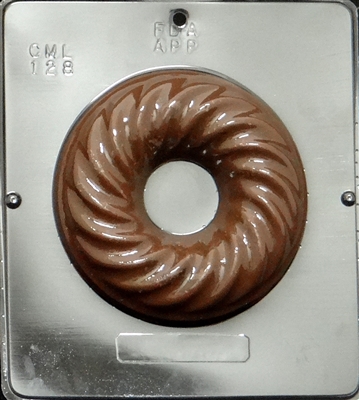 128 Large Decorative Ring Chocolate Candy
Mold
