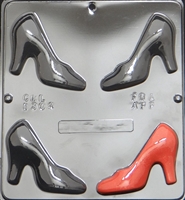 1304 Shoes Assembly Chocolate Candy Mold