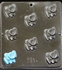 1334 Baby Elephant Bite Size Chocolate Candy Mold