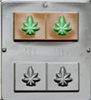 1353 Marijuana Bar Chocolate Candy Mold