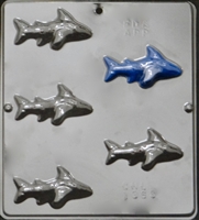 1369 Small Shark Size Chocolate Candy Mold