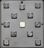 1370 Dice Bite Size Chocolate Candy Mold