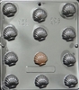 142 Small Sea Shells Chocolate Candy Mold