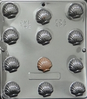 142 Small Sea Shells Chocolate Candy Mold