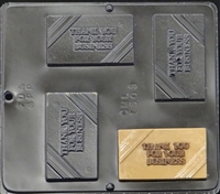 1503 Thank You For Your Business Chocolate Candy Mold