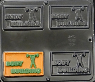 1562 Body Building Chocolate Candy Mold