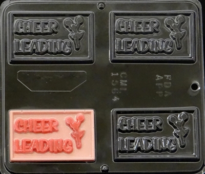 1564 Cheerleading Chocolate Candy Mold