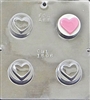 1606 Heart Oreo Cookie Chocolate Candy Mold