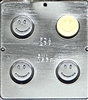 1638 Smiley Face Oreo Cookie Chocolate Candy Mold