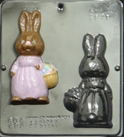 1819 Girl Bunny Assembly Chocolate Candy Mold