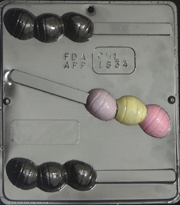 1834 Egg Pretzel Chocolate Candy Mold