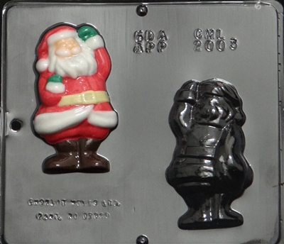 2003 Santa Claus Assembly Chocolate Candy Mold