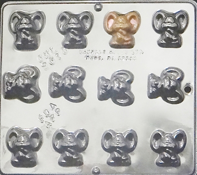 2010 Mouse Chocolate Candy Mold