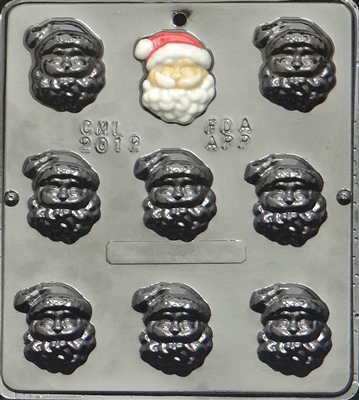 2012 Santa Claus Face Chocolate Candy Mold