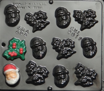 2019 Christmas Assortment Chocolate Candy Mold