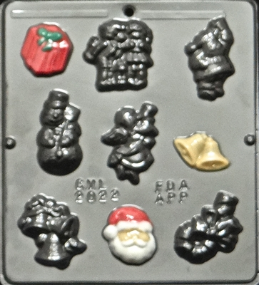 2022 Christmas Assortment Chocolate Candy Mold