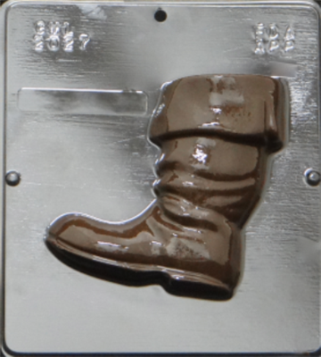 2027 Santa's Boot Facing Left Chocolate Candy Mold