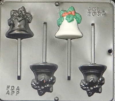 2037 Bell Pops Lollipop Chocolate Candy Mold