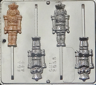 2055 Nutcracker Lollipop Chocolate Candy Mold