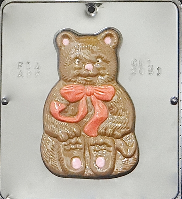 2061 Christmas Bear Chocolate Candy Mold