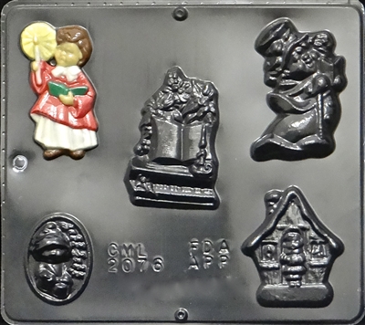 2076 Christmas Musical Assortment Chocolate Candy Mold