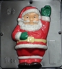 2123 Santa Claus Waving Chocolate Candy Mold