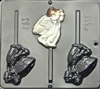 2130 Angel with Flute Lollipop Chocolate Candy Mold