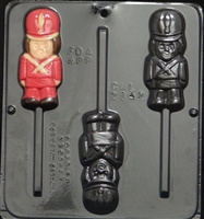 2142 Toy Soldier Lollipop Chocolate Candy Mold