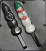 2144 Snowman Pretzel Pop Lollipop Chocolate Candy Mold