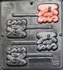 220 Kiss Pop Lollipop Chocolate Candy Mold