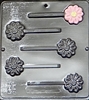 239 Daisy Lollipop Chocolate Candy Mold