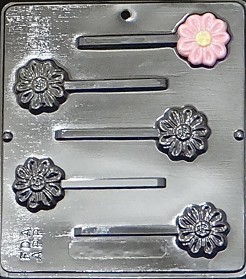 239 Daisy Lollipop Chocolate Candy Mold