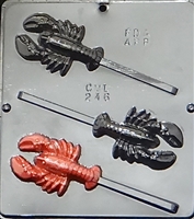246 Lobster Lollipop Chocolate Candy Mold