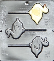 272 Duck Lollipop Chocolate Candy Mold