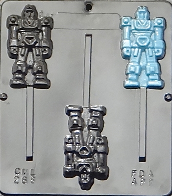 288 Robot Lollipop Chocolate Candy Mold