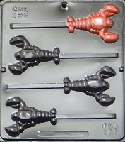 296 Lobster Lollipop Chocolate Candy Mold