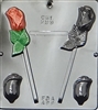 299 Rose Assembly Pop Lollipop Chocolate Candy Mold