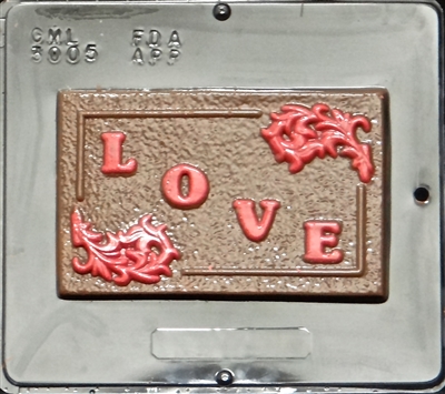 3005 Love Card Chocolate Candy Mold